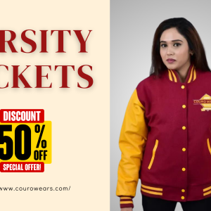 Varsity Jacket Leather Sleeves