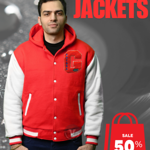 Letterman Jacket red