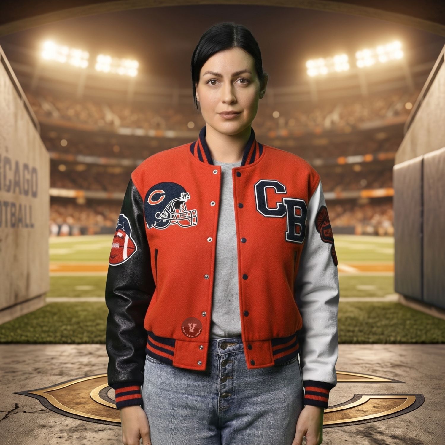 Varsity Jackets With Designer Patches