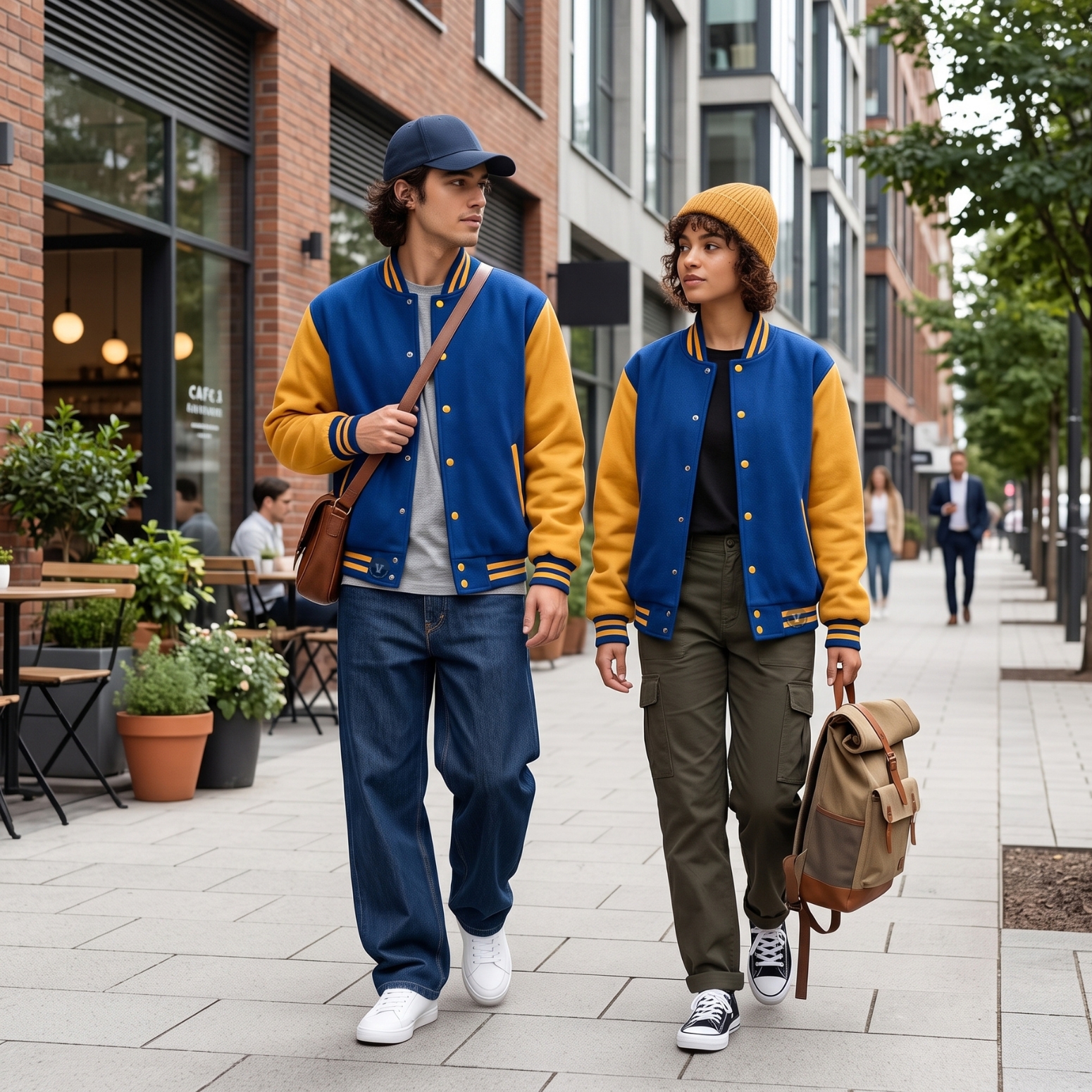 Cotton Fleece Varsity Jackets For Unisex