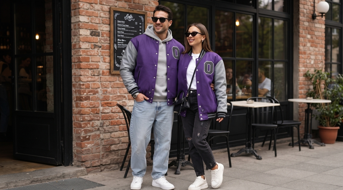 Custom Design Varsity Jackets for Couples