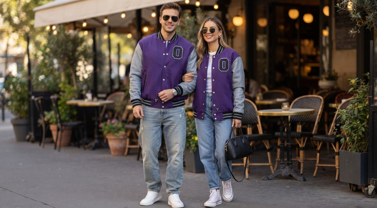 Custom Design Varsity Jackets for Couples