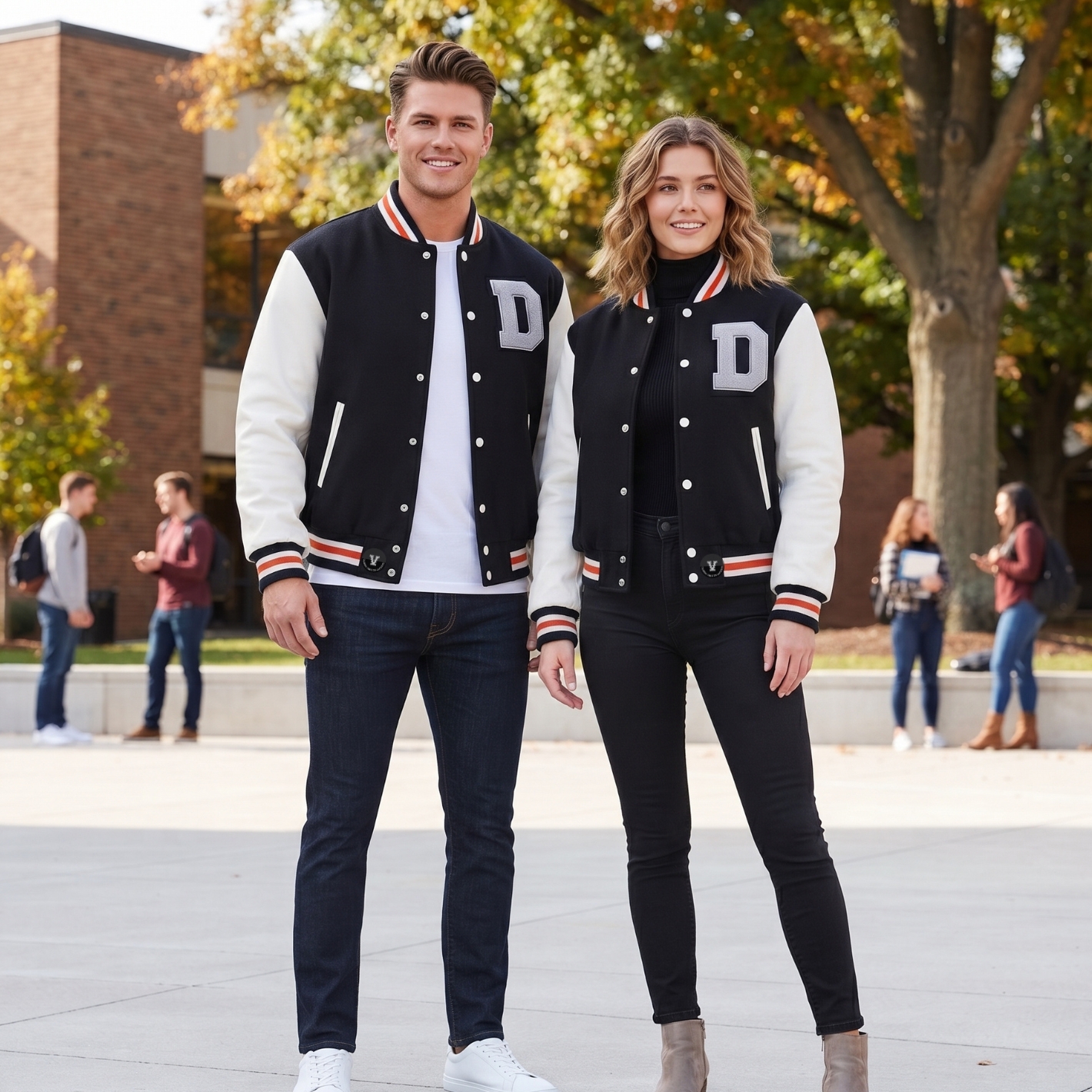 Cropped Varsity Jacket Premium