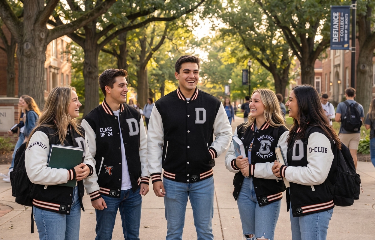 Cropped Varsity Jacket Premium