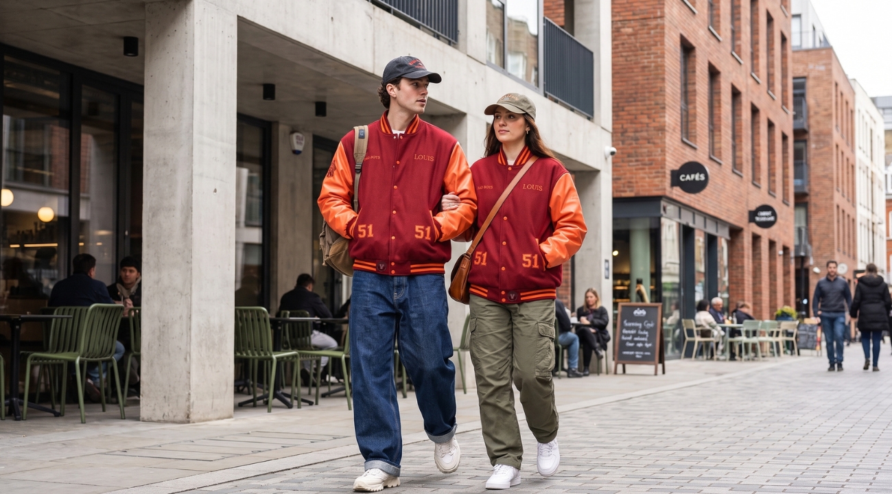 Varsity Jackets Wool Body Leather Sleeve