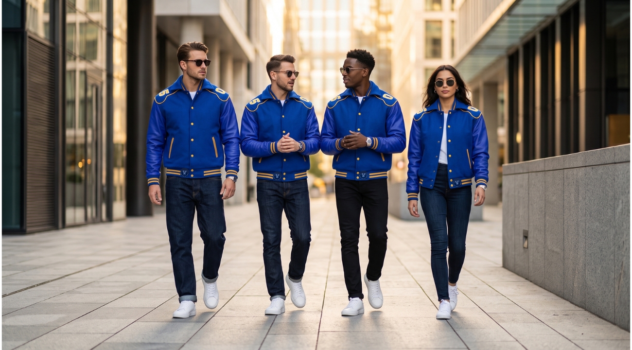 Wool Leather Varsity Jackets Custom