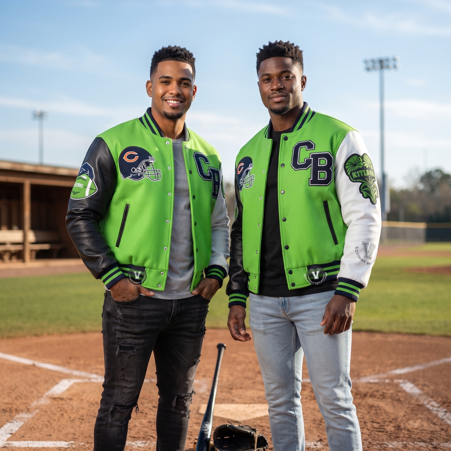 Baseball Jackets With Custom Patches