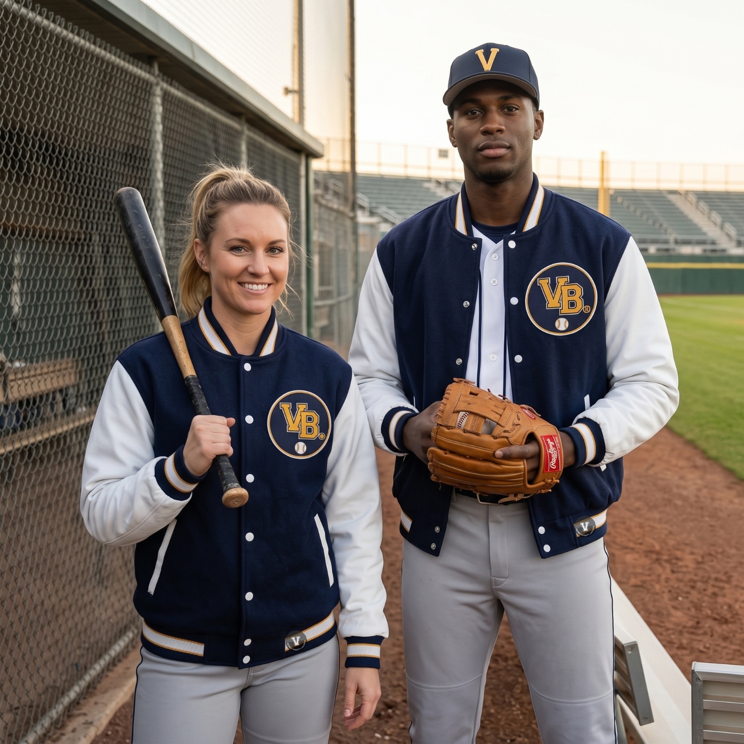 Custom Baseball Jackets With Embroidery
