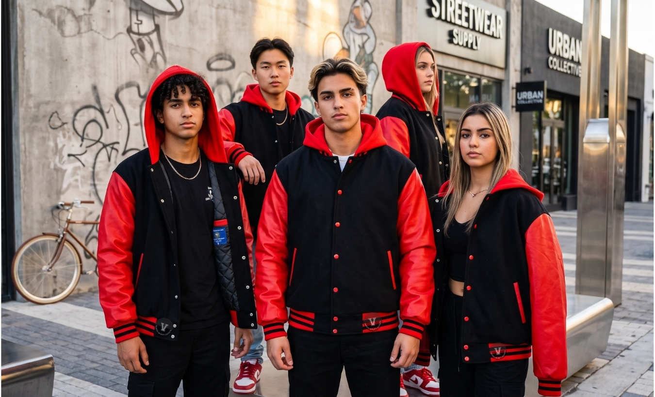 Streetwear Varsity Jackets for Teens