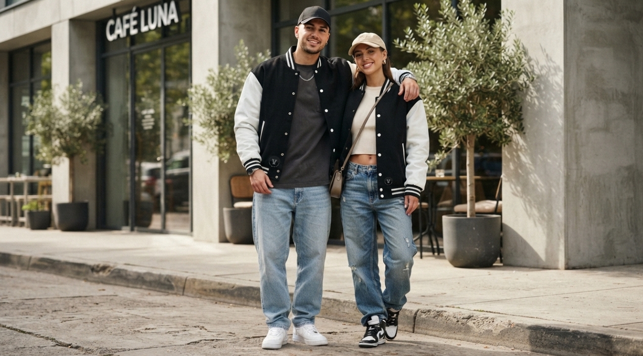 Varsity Jackets for Couples Outfits