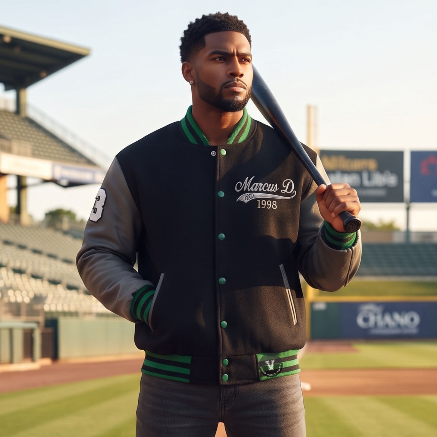 Wholesale Embroidery Baseball Jackets