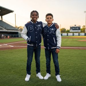 baseball jackets for kids with initials
