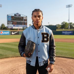 make your own baseball jacket with initials