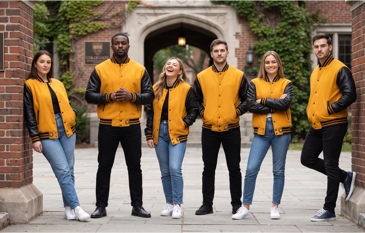 varsity jackets with waterproof coating